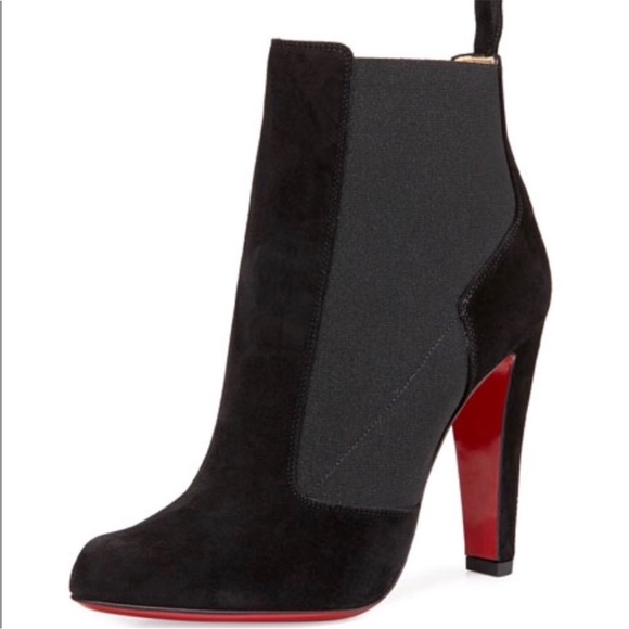 CHRISTIAN LOUBOUTIN Boulevard Gored Bootie Size 39 US 9 - Picture 1 of 16